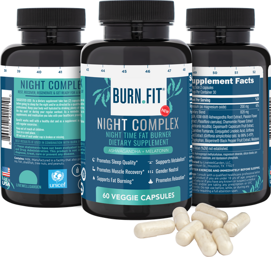 Burn.Fit Night Complex Capsules Sleep Aid and Weight Loss Aid Supplement