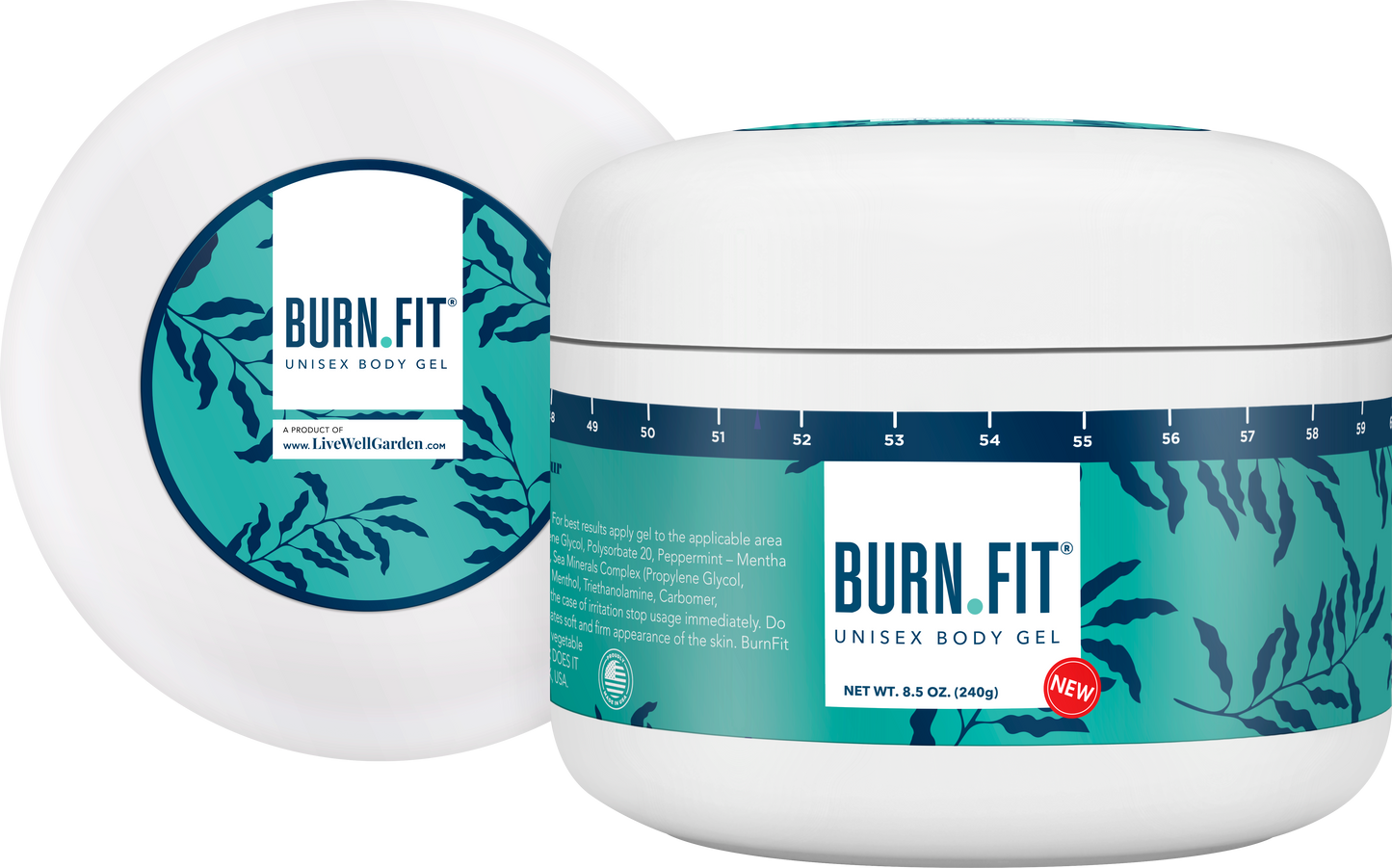 Burn.Fit Unisex Waist Slimming and Skin Firming Body Gel