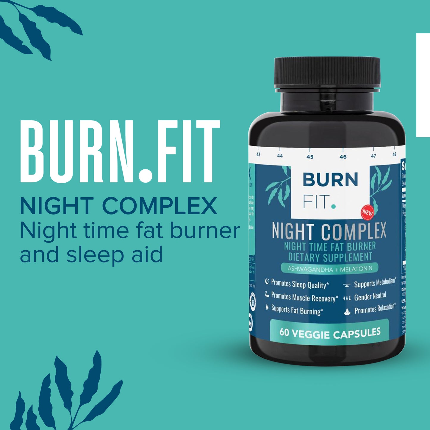 Burn.Fit Night Complex Capsules Sleep Aid and Weight Loss Aid Supplement